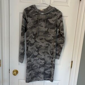 Camouflage Hoodie Dress